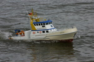 Narwal, Fischereiaufsichtsboot Narwal, Modell im Einsatz